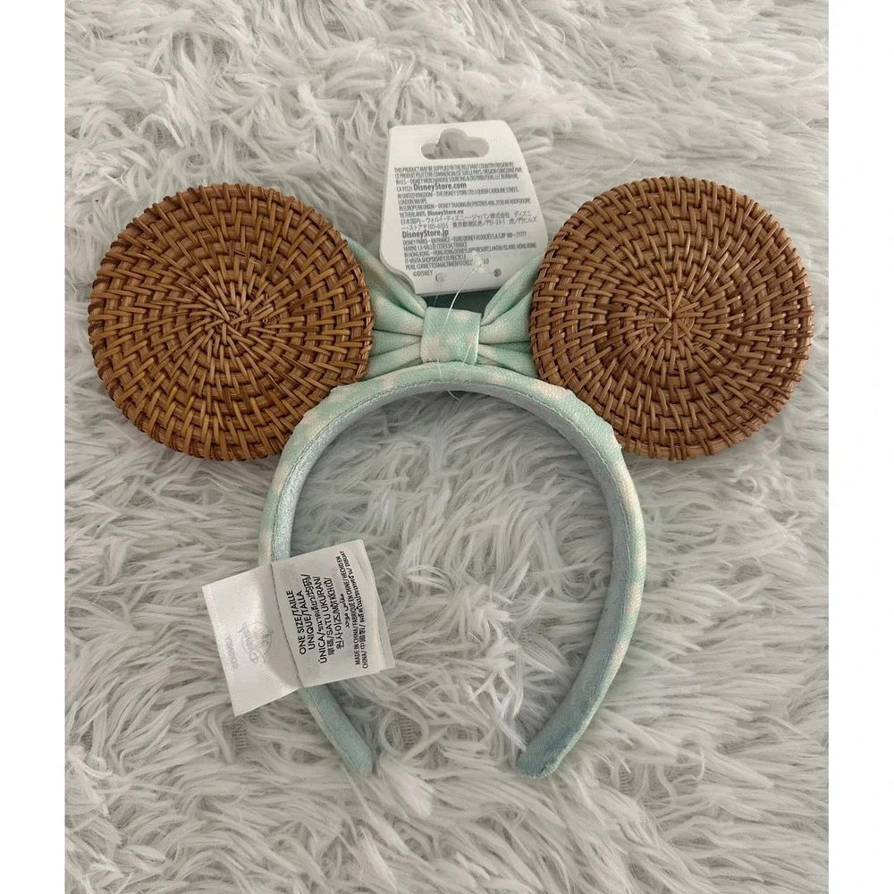 Nwt Disney Button Palm Tree Bow headband‎ ears